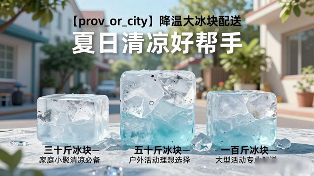 建邺降温大冰块配送_海鲜排档降温解决方案_高温天气大冰块配送